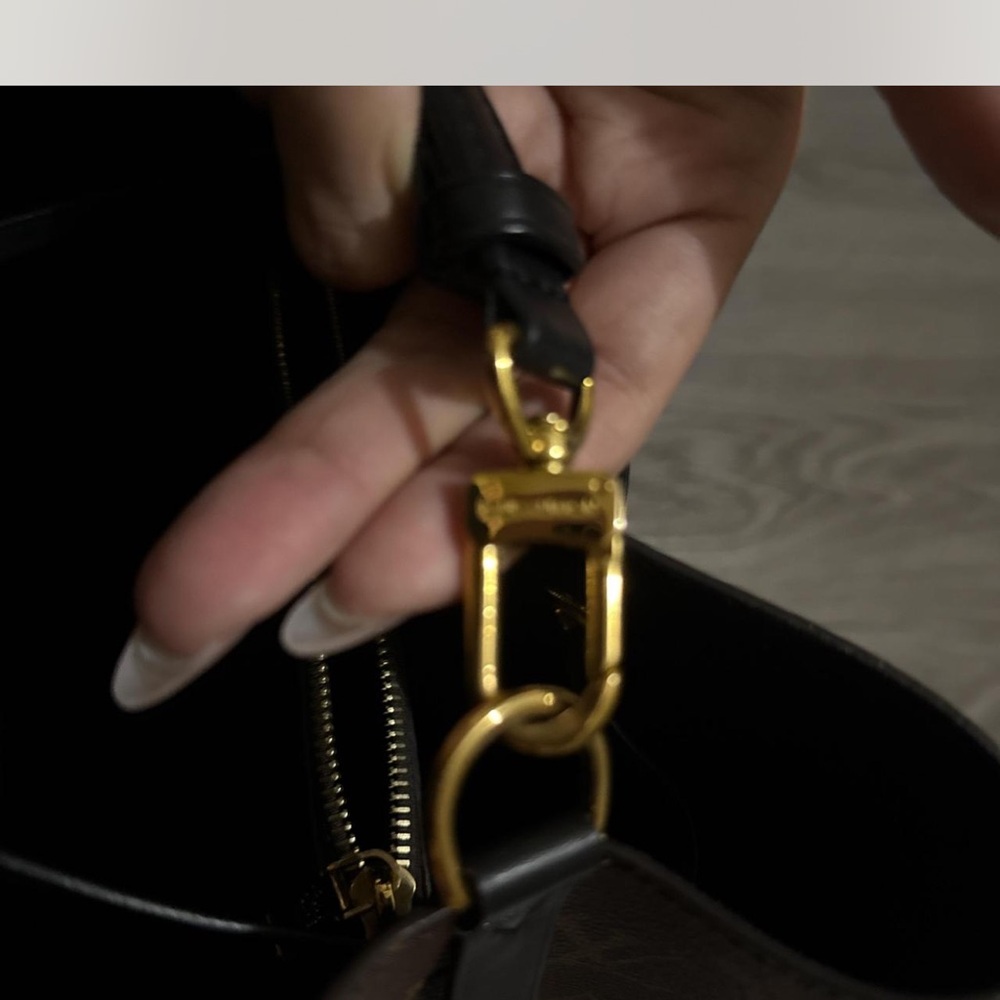 Louis Vuitton Black and Gold Shoulder Bag